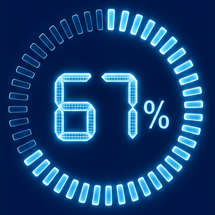 67%