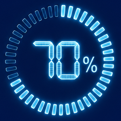70%